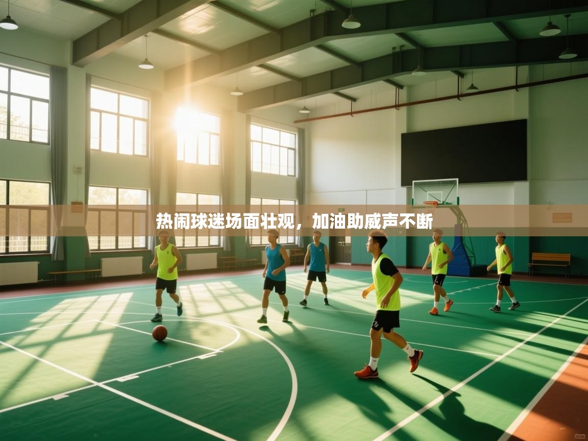 热闹球迷场面壮观，加油助威声不断