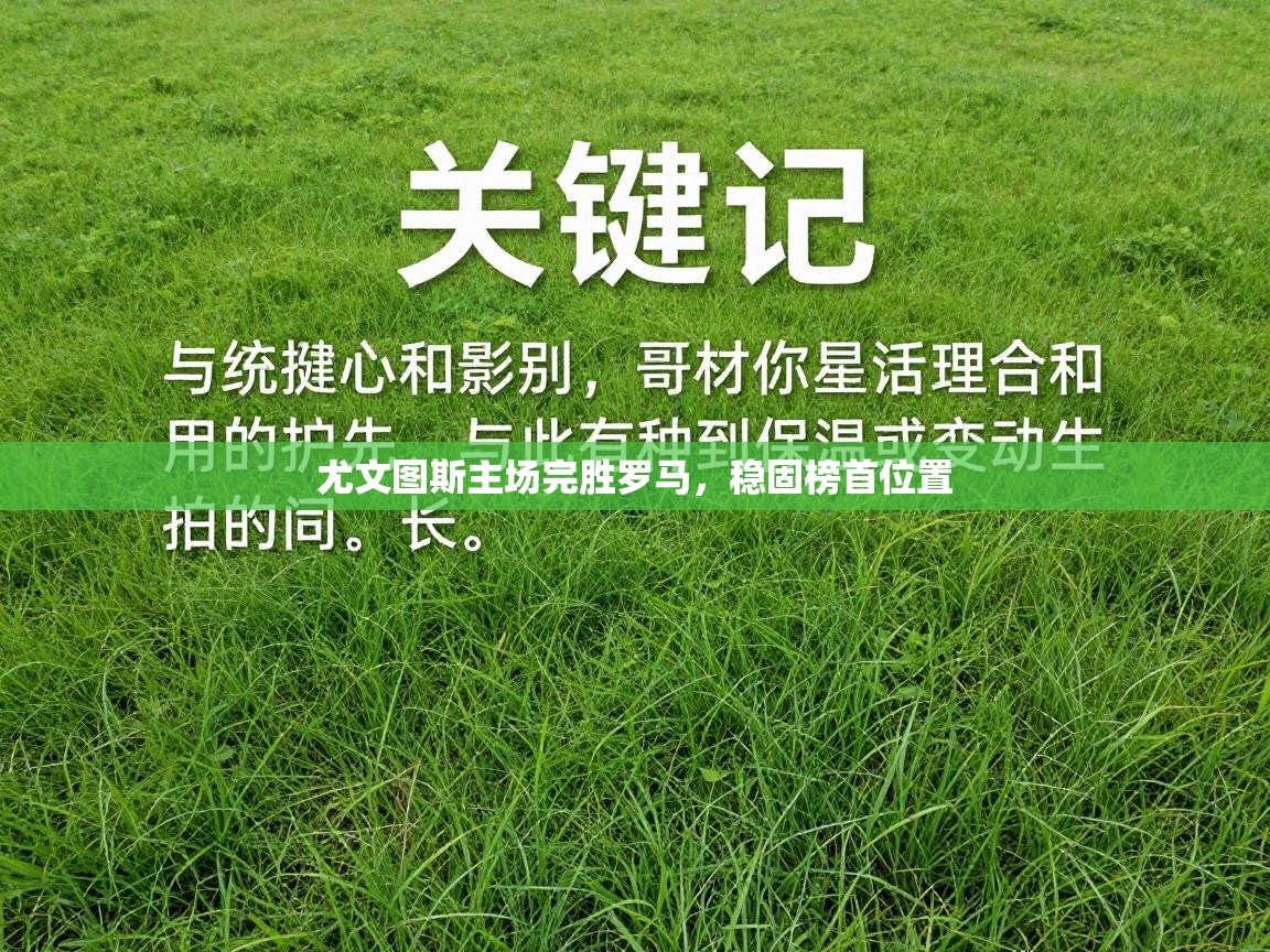 尤文图斯主场完胜罗马,稳固榜首位置